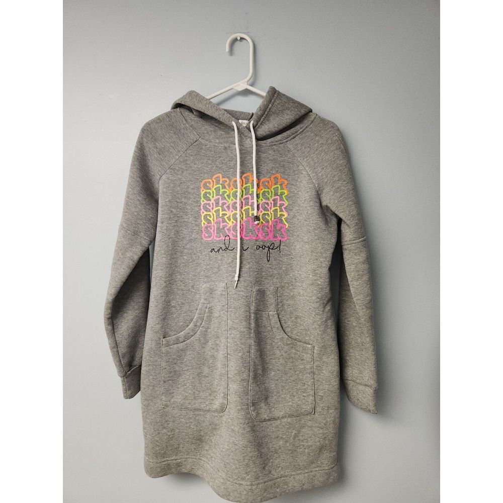 Qearal Womens S Loose Warm Pocket Pullover Hoodie Tunic Sweatshirt Dress Sksksk